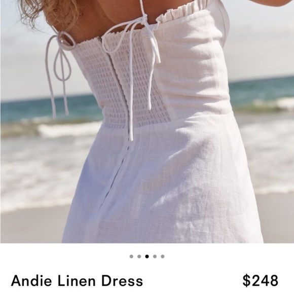 NWT Reformation Andie Linen Dress - Picture 2 of 9